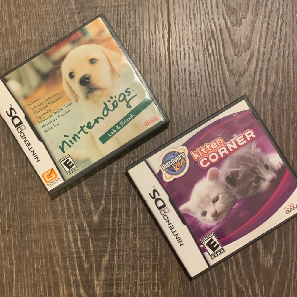 Nintendo DS Kitten Corner & Nintendogs